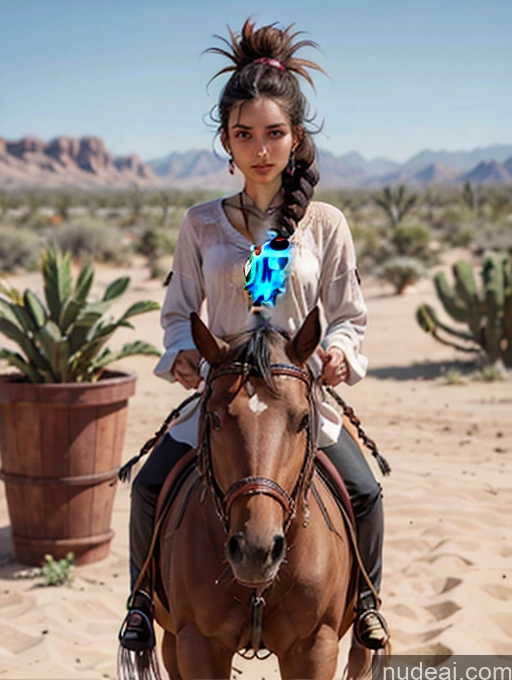 related ai porn images free for Equitation Tribal Jewelry Western Desert Native American Braided Black Hair Tanned Skin Skinny