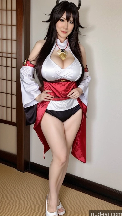 Milf One Busty Perfect Boobs Big Ass Big Hips Pubic Hair Fairer Skin 60s Japanese Yae Miko: Genshin Impact Cosplayers Black Hair Cosplay