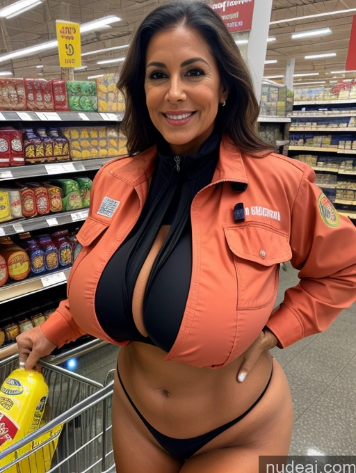 related ai porn images free for Milf Busty Huge Boobs Tanned Skin Front View Microkini Thong Grocery Native American Firefighter 50s