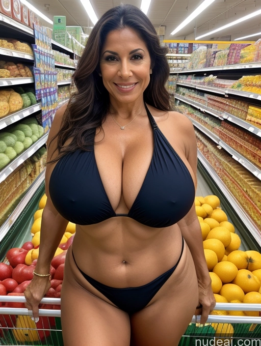 related ai porn images free for Milf One Busty Huge Boobs Tanned Skin Front View Microkini Thong 60s Grocery Brazilian