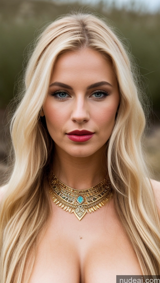 related ai porn images free for Model Small Tits Beautiful Lipstick Sexy Face Pouting Lips Blonde Scandinavian Oasis Cleavage Jewelry Gold Jewelry Bright Lighting Medieval Front View Painting Traditional Tribal Detailed Viking