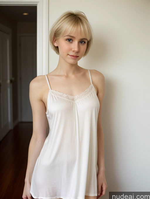 related ai porn images free for Woman Small Tits Beautiful Skinny Small Ass Fairer Skin 18 Blonde Pixie Russian Front View Nightgown Tank Top