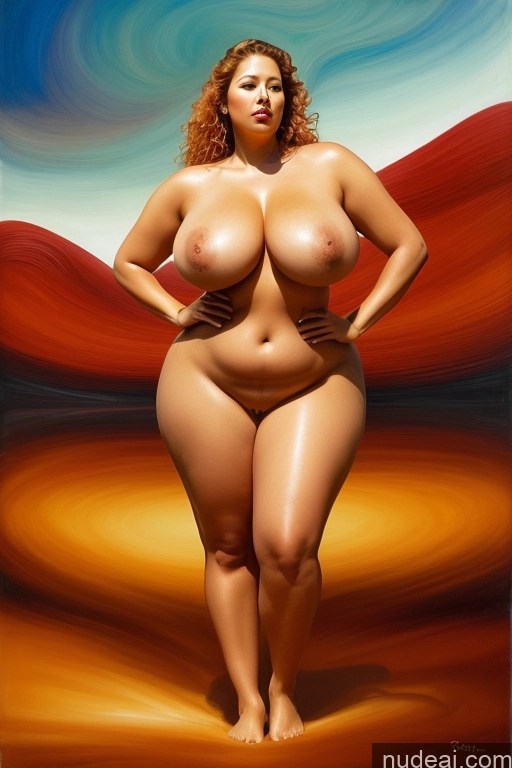 related ai porn images free for Woman One Busty Huge Boobs Perfect Boobs Big Ass Thick Chubby Fat Big Hips Long Legs Tanned Skin Oiled Body Nude Hell 30s Serious Seductive Sexy Face Ginger Curly Hair Vietnamese Surrealist