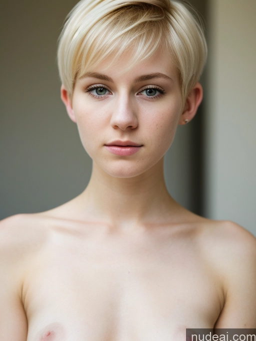 related ai porn images free for Woman Beautiful Fairer Skin 18 Blonde Pixie Russian Close-up View Sad