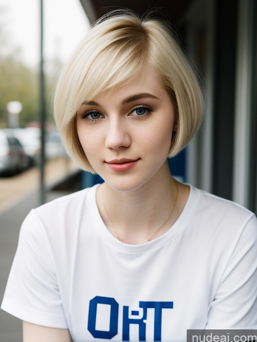 related ai porn images free for Beautiful Fairer Skin 18 Blonde Sorority Russian Close-up View Shirt Short Hair