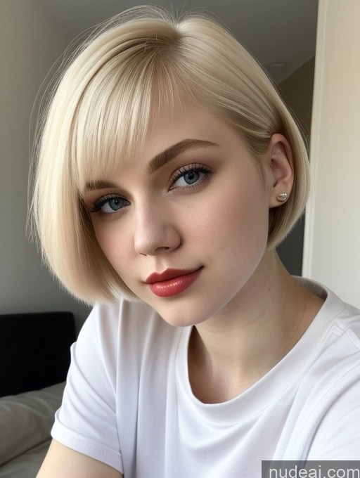 related ai porn images free for Beautiful Fairer Skin 18 Blonde Sorority Russian Close-up View Shirt Short Hair Lipstick