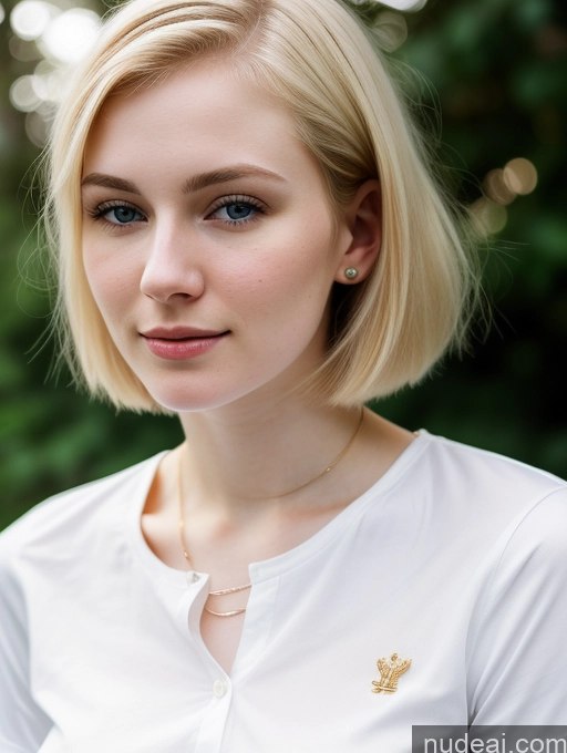 related ai porn images free for Woman Beautiful Fairer Skin 18 Blonde Bobcut Russian Close-up View Shirt Detailed