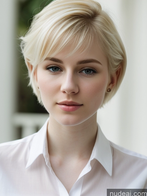 related ai porn images free for Woman Beautiful Fairer Skin 18 Blonde Pixie Russian Close-up View Shirt Detailed