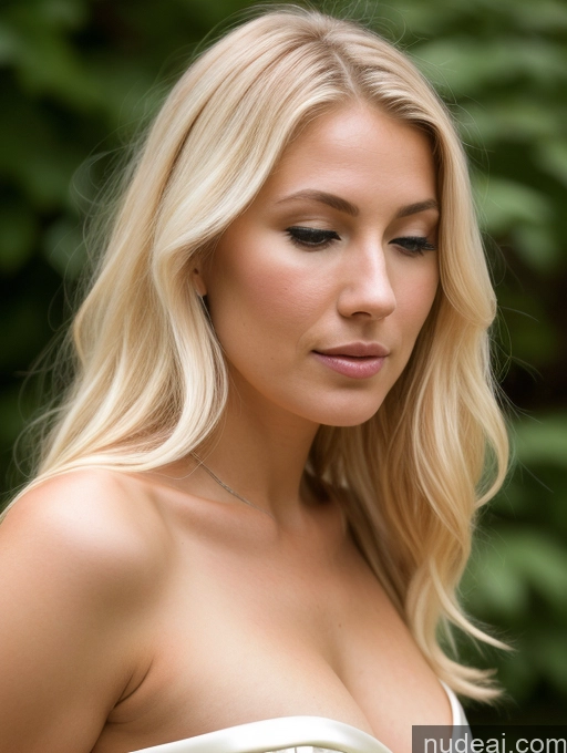 ai nude image of blond woman with a white dress and a necklace looking down pics of Wedding Cleavage Blonde 18 Busty Perfect Boobs Perfect Body Dress Sexy Face Shocked Orgasm Scandinavian Topless Side View