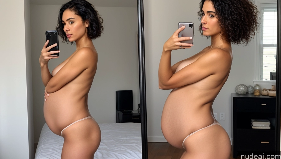 related ai porn images free for Perfect Boobs Big Ass Thick Pregnant 18 Serious Black Hair Messy Latina Mirror Selfie Short Perfect Body