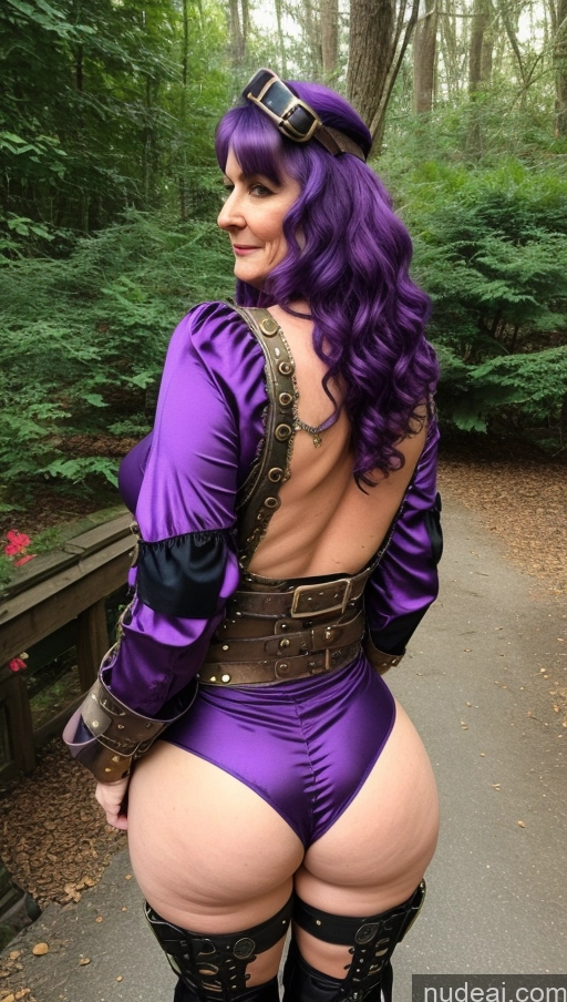 related ai porn images free for Milf Thick Big Ass 50s Purple Hair Long Hair Steampunk