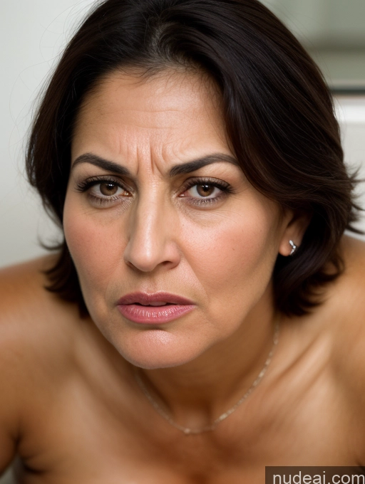 related ai porn images free for Bending Over Seductive Serious Sad Sexy Face Shocked Laughing Busty Tanned Skin Thick Jewish Black Hair Bobcut Bathroom Milf 30s Close-up View Angry