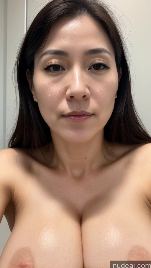 related ai porn images free for Woman One Beautiful Fairer Skin 40s Black Hair Slicked Korean Close-up View Detailed Simple Huge Boobs Cumshot