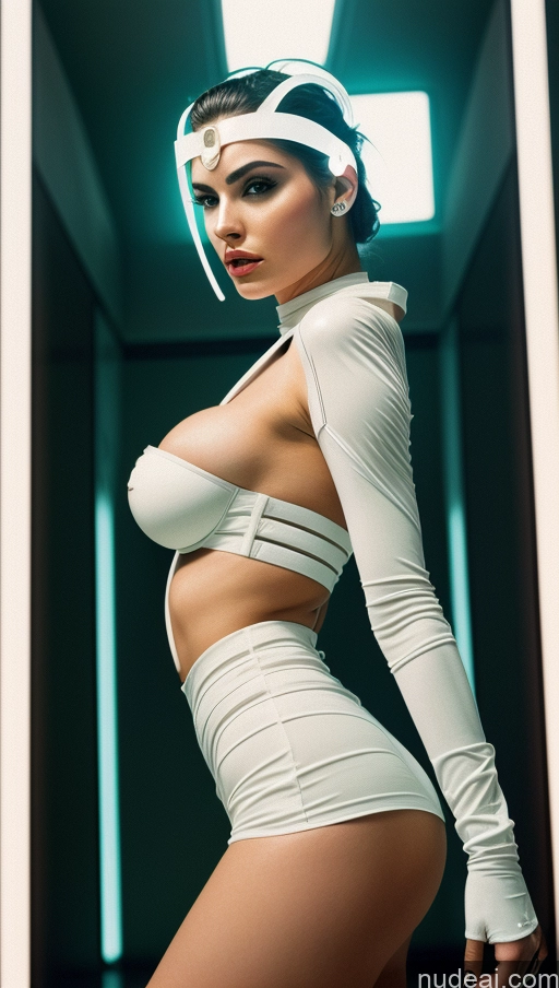 related ai porn images free for Perfect Boobs Big Ass Futuristic Naked Bandage Front View