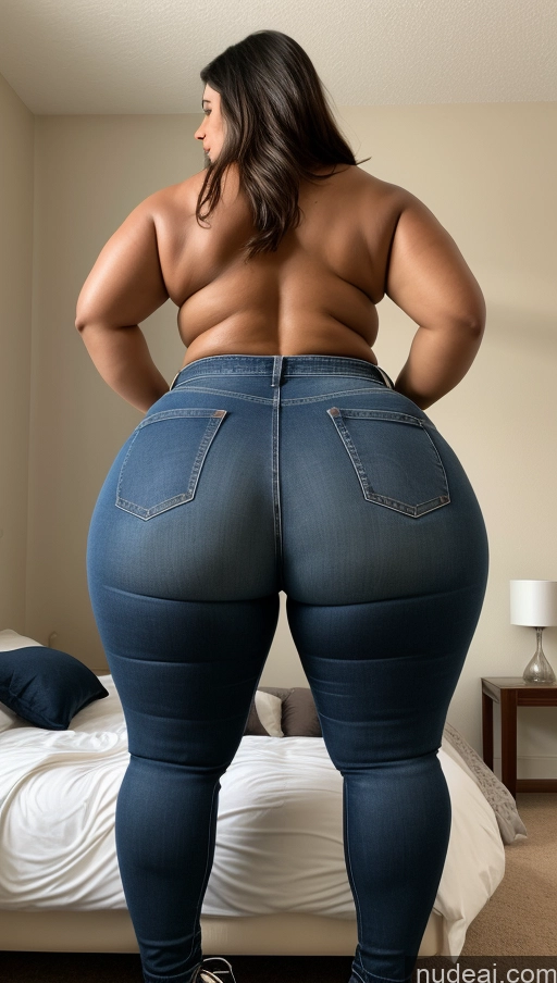 ai nude image of araffe butt - bari woman in jeans showing off her big butt pics of Athlete Bedroom Jeans Big Ass Big Hips