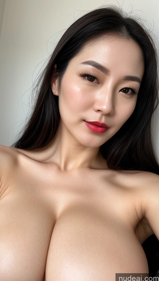 related ai porn images free for Woman One Huge Boobs Beautiful Lipstick Fairer Skin 30s Slicked Korean Close-up View Detailed Simple Black Hair