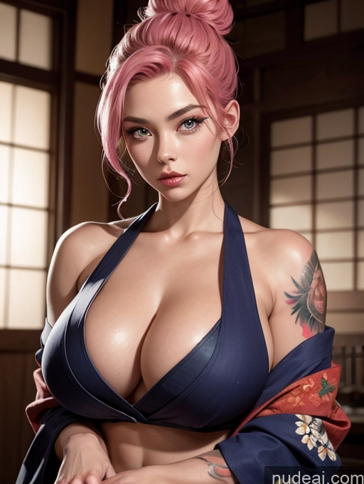 related ai porn images free for Model Perfect Boobs Busty Muscular Tattoos Perfect Body Abs 18 Sexy Face Pink Hair Hair Bun Kimono Japanese Cleavage Thick Big Ass Beautiful