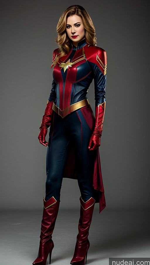 ai nude image of araffe woman in a captain marvel costume posing for a picture pics of Vampire Captain Marvel