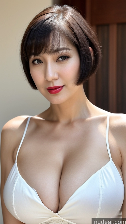 related ai porn images free for Woman One Huge Boobs Beautiful Lipstick Fairer Skin Black Hair Short Hair Close-up View Detailed Korean 40s Western Cleavage