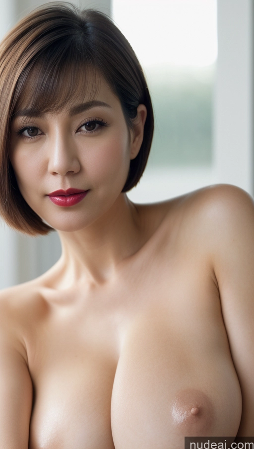 related ai porn images free for Woman One Huge Boobs Beautiful Lipstick Fairer Skin 40s Short Hair Korean Close-up View Detailed Simple