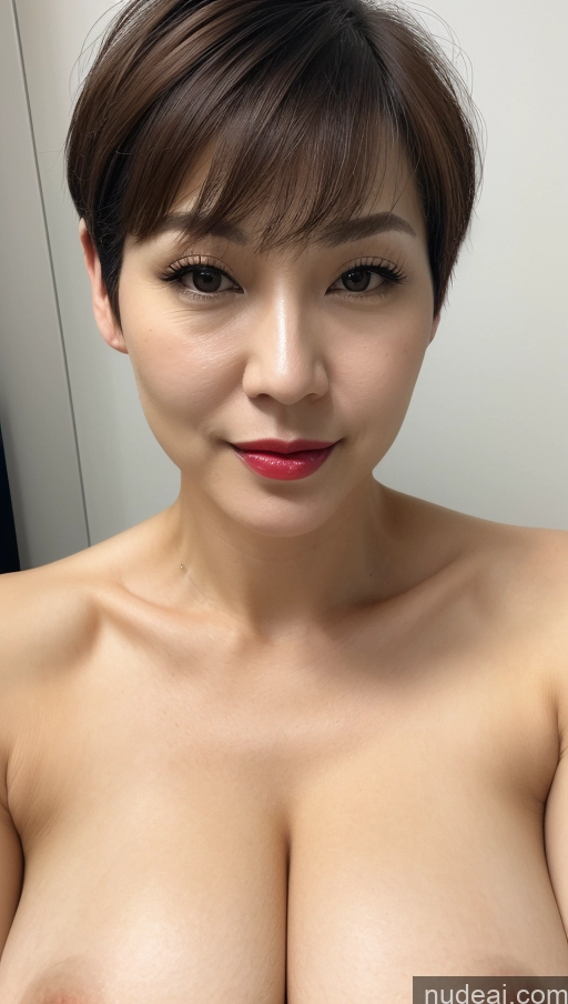 related ai porn images free for Woman One Huge Boobs Beautiful Lipstick Fairer Skin 40s Short Hair Korean Close-up View Detailed Simple