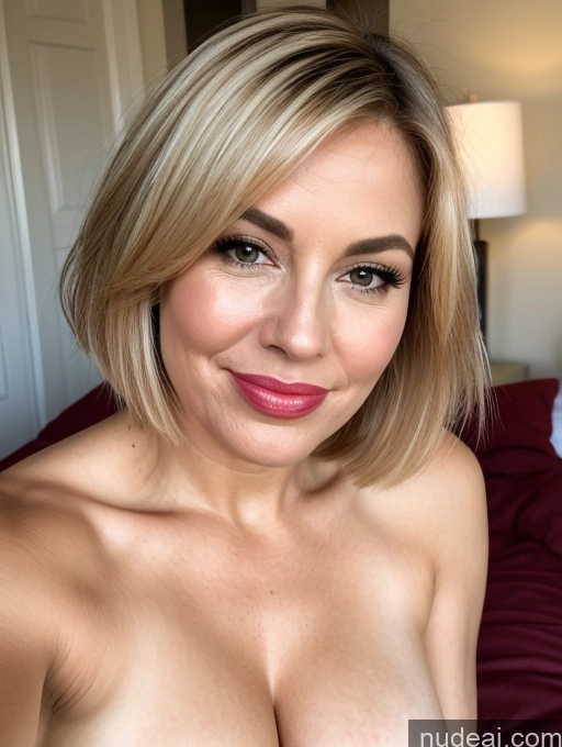 related ai porn images free for Bending Over Serious Seductive Sexy Face Shocked Sad Blonde Bobcut Bedroom Milf Busty Close-up View 40s Pouting Lips Laughing Happy