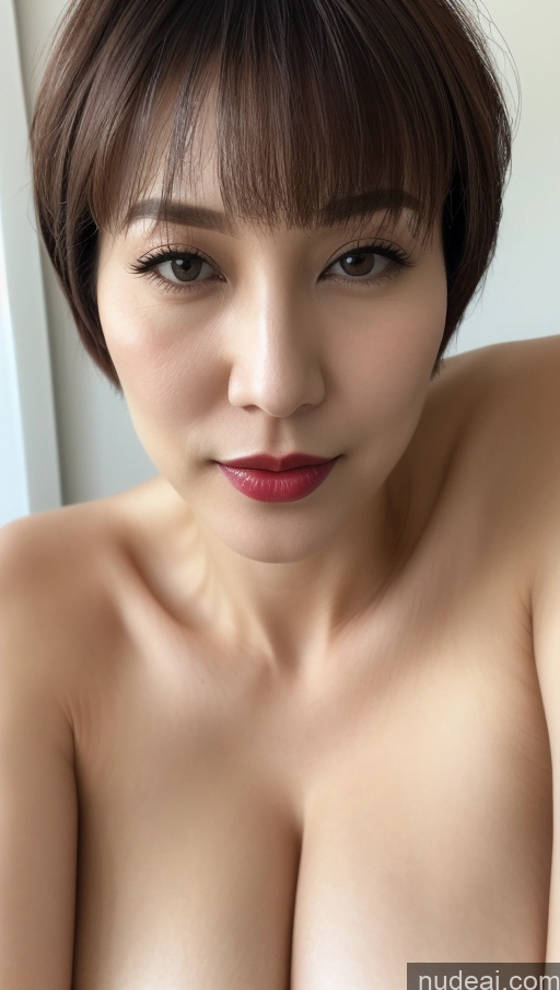 related ai porn images free for Woman One Huge Boobs Beautiful Lipstick Fairer Skin 40s Short Hair Korean Close-up View Detailed Simple