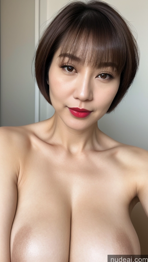 related ai porn images free for Woman One Huge Boobs Beautiful Lipstick Fairer Skin 40s Short Hair Korean Close-up View Detailed Simple