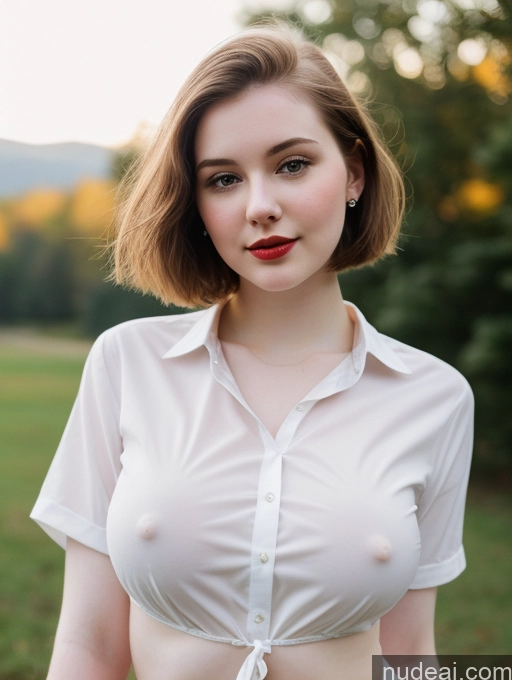 related ai porn images free for Beautiful Fairer Skin Thick 18 Brunette Russian Close-up View Lipstick Shirt Perfect Boobs Busty Bobcut Jumping