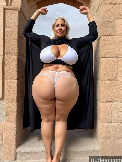 related ai porn images free for Milf Two Huge Boobs Big Ass Fat Big Hips 50s White Hair Arabic Partially Nude Medieval Cleavage Dynamic View T-pose