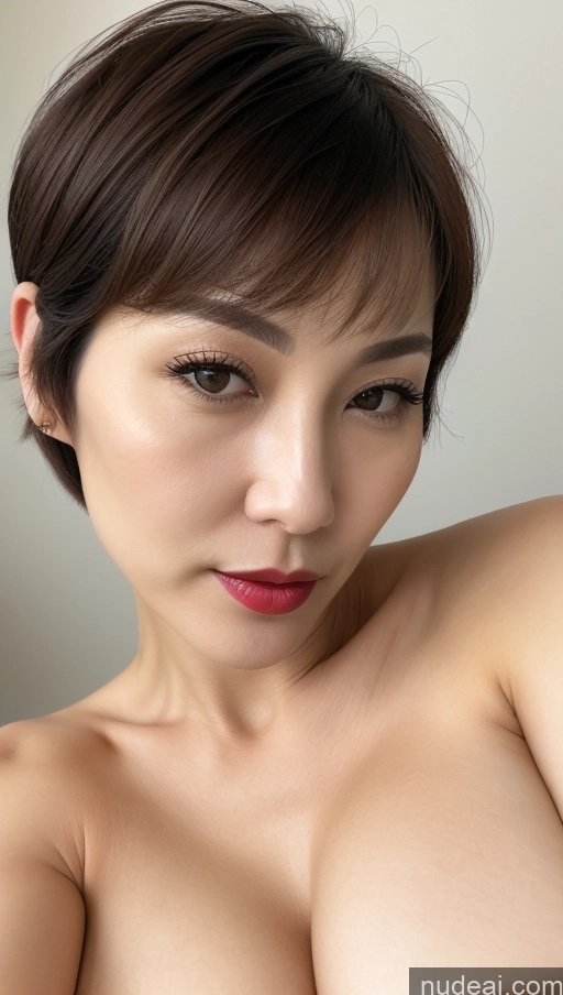 related ai porn images free for Woman One Huge Boobs Beautiful Lipstick Fairer Skin 40s Short Hair Korean Close-up View Detailed Simple