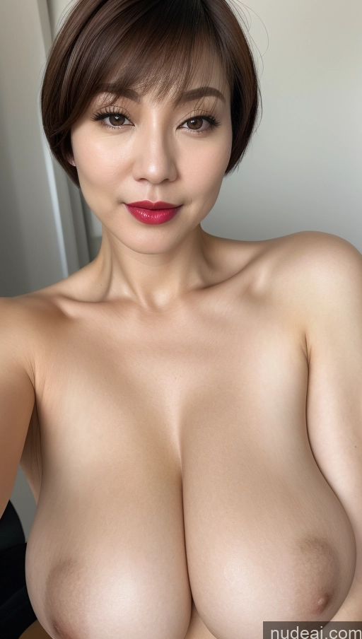 related ai porn images free for Woman One Huge Boobs Beautiful Lipstick Fairer Skin 40s Short Hair Korean Close-up View Detailed Simple