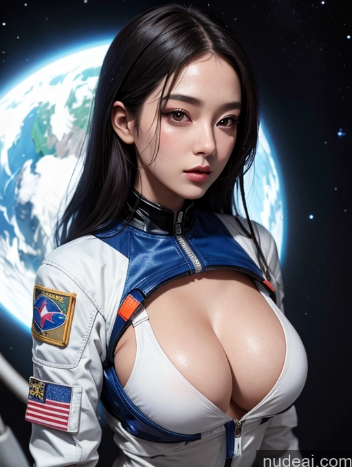 related ai porn images free for Korean Perfect Boobs Space Suit Cleavage