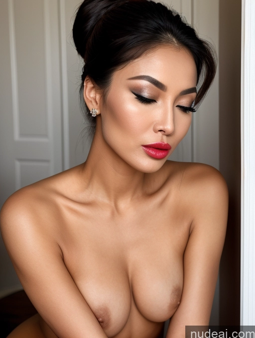 related ai porn images free for Miss Universe Model Lipstick 70s Asian Hair Bun Orgasm Pouting Lips