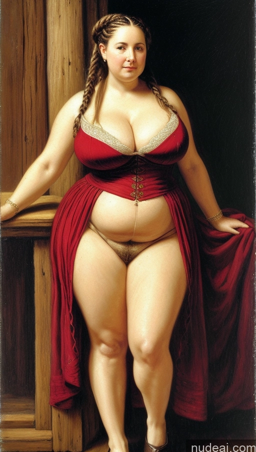 related ai porn images free for Milf Two Huge Boobs Perfect Boobs Big Ass Fat Long Legs Pubic Hair 50s Braided British Painting Front View Medieval Traditional Victorian Cleavage Hairy Women