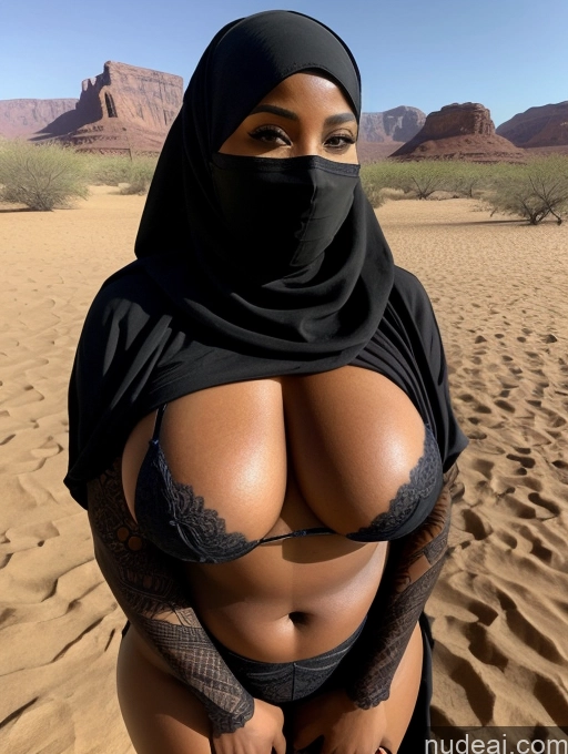 ai nude image of arafed woman in a black hijab and a black scarf pics of Stockings Huge Boobs 30s Oasis Thick Tattoos Niqab African