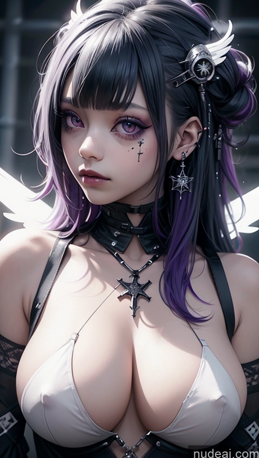 related ai porn images free for Athlete Perfect Boobs Purple Hair Ethiopian Snow Close-up View Angel Gothic Punk Girl