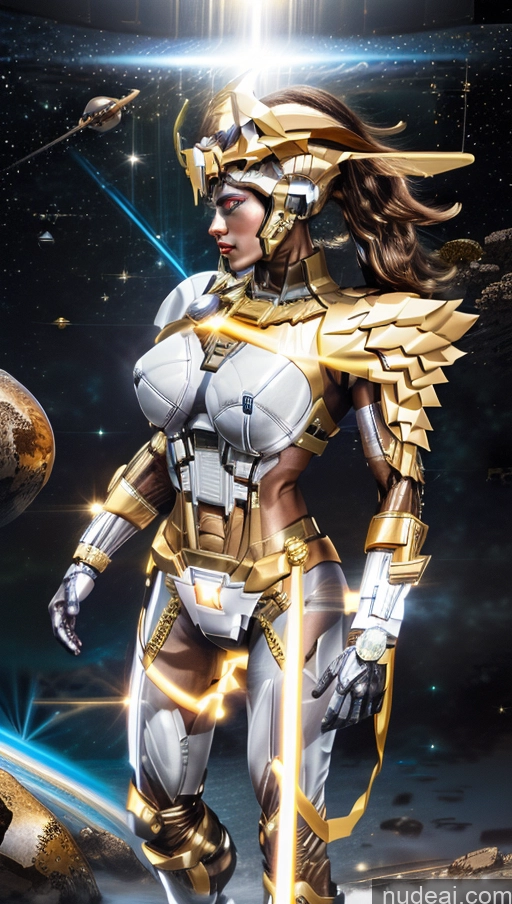 related ai porn images free for Tie SuperMecha: A-Mecha Musume A素体机娘 Menstoga, White Robes, In White And Gold Costumem, Gold Headpiece, Gold Belt, Gold Chain Woman Muscular Abs SSS: A-Mecha Musume A素体机娘 Knight Space Suit Sci-fi Armor Powering Up Heat Vision Dynamic View Perfect Boobs Busty Captain Marvel