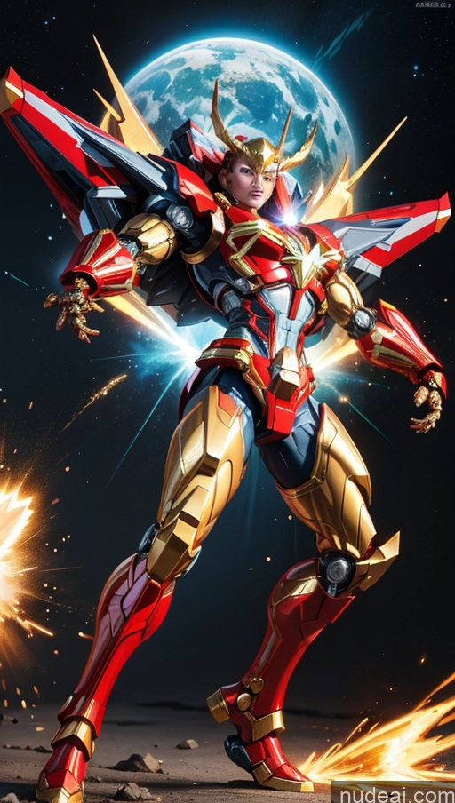 related ai porn images free for Busty Abs Captain Marvel Bodybuilder Muscular SuperMecha: A-Mecha Musume A素体机娘 Powering Up