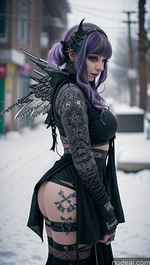 related ai porn images free for Athlete Perfect Boobs Purple Hair Ethiopian Snow Close-up View Angel Gothic Punk Girl