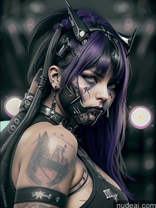 related ai porn images free for Athlete Angry Purple Hair Egyptian Stage Gothic Punk Girl Cyberhelmet V3 Huge Boobs Big Ass Big Hips Front View