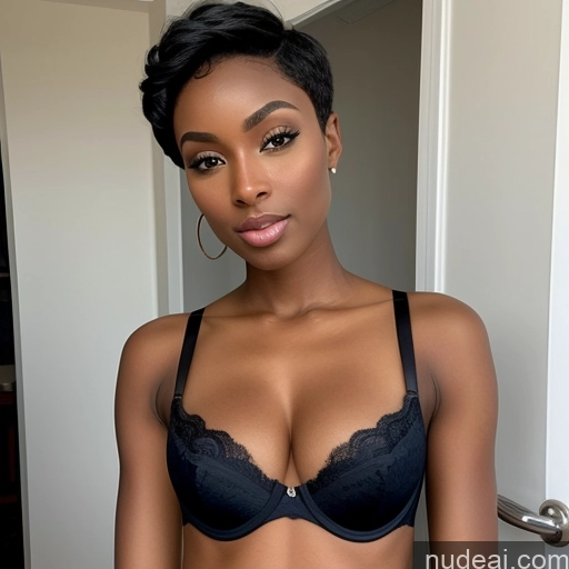 related ai porn images free for Miss Universe Model Perfect Body Pubic Hair Small Tits Perfect Boobs Short Pixie African Front View Bending Over Push-up Bra