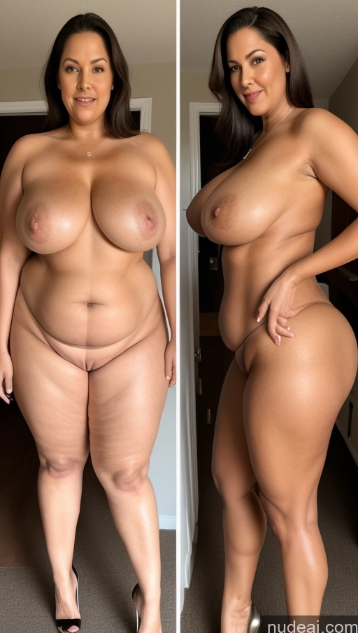 ai nude image of arafed woman with big breastes posing in a room pics of Tall Big Hips Big Ass Long Legs Chubby Thick Abs Nude High Heels Two Busty Perfect Boobs Beautiful 70s