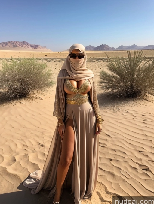 related ai porn images free for Middle Eastern Huge Boobs Tanned Skin Oasis Beautiful Model 20s Gold Jewelry Stylish Messy Niqab