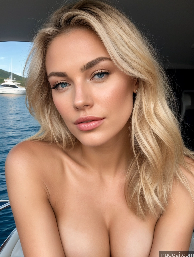 related ai porn images free for Miss Universe Model Perfect Boobs Small Tits Sunglasses Lipstick Perfect Body 18 Seductive Pouting Lips Blonde Long Hair Scandinavian Skin Detail (beta) Yacht Front View On Back Nude Wine Gold Jewelry Bright Lighting Detailed