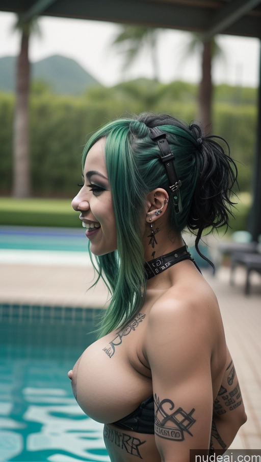 related ai porn images free for Athlete Busty Perfect Boobs Laughing Green Hair Nigerian Close-up View Gothic Punk Girl Pool