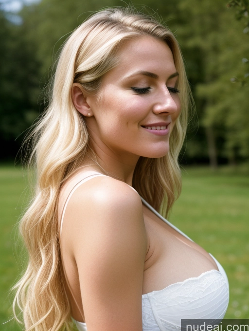 ai nude image of blonde woman in white dress posing in a park with trees pics of Huge Boobs Perfect Body Skinny 18 Happy Sexy Face Shocked Film Photo Lake Medieval Cleavage Bright Lighting Detailed Blonde Scandinavian Orgasm Side View Sleeping