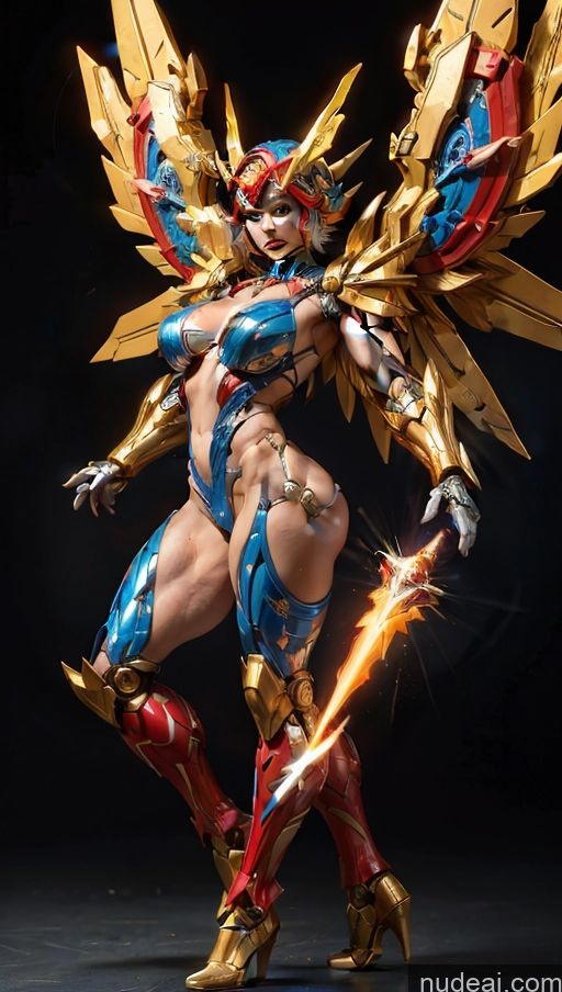 related ai porn images free for Bodybuilder Perfect Boobs Has Wings Powering Up SSS: A-Mecha Musume A素体机娘 Power Rangers