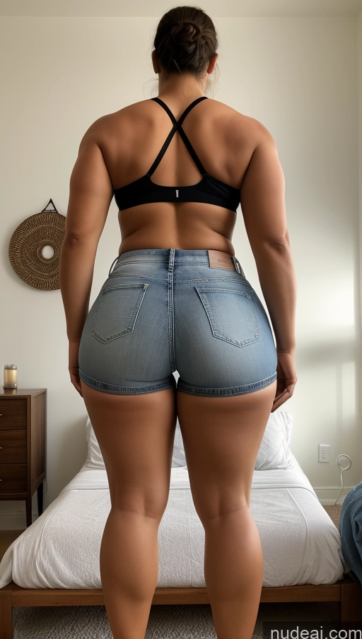 related ai porn images free for Athlete Bedroom Big Ass Big Hips Jeans Short Shorts Back View