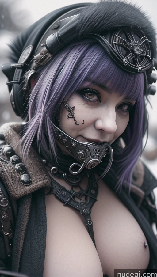 related ai porn images free for Laughing Nigerian Close-up View Snow Milf Gothic Punk Girl Purple Hair Busty Perfect Boobs Steampunk Nude